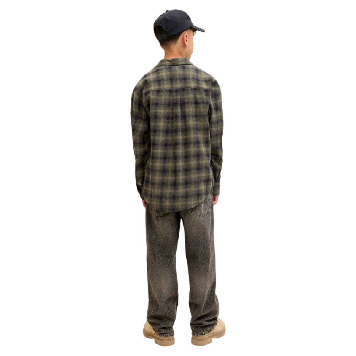 Jcocover checked flannel shirt