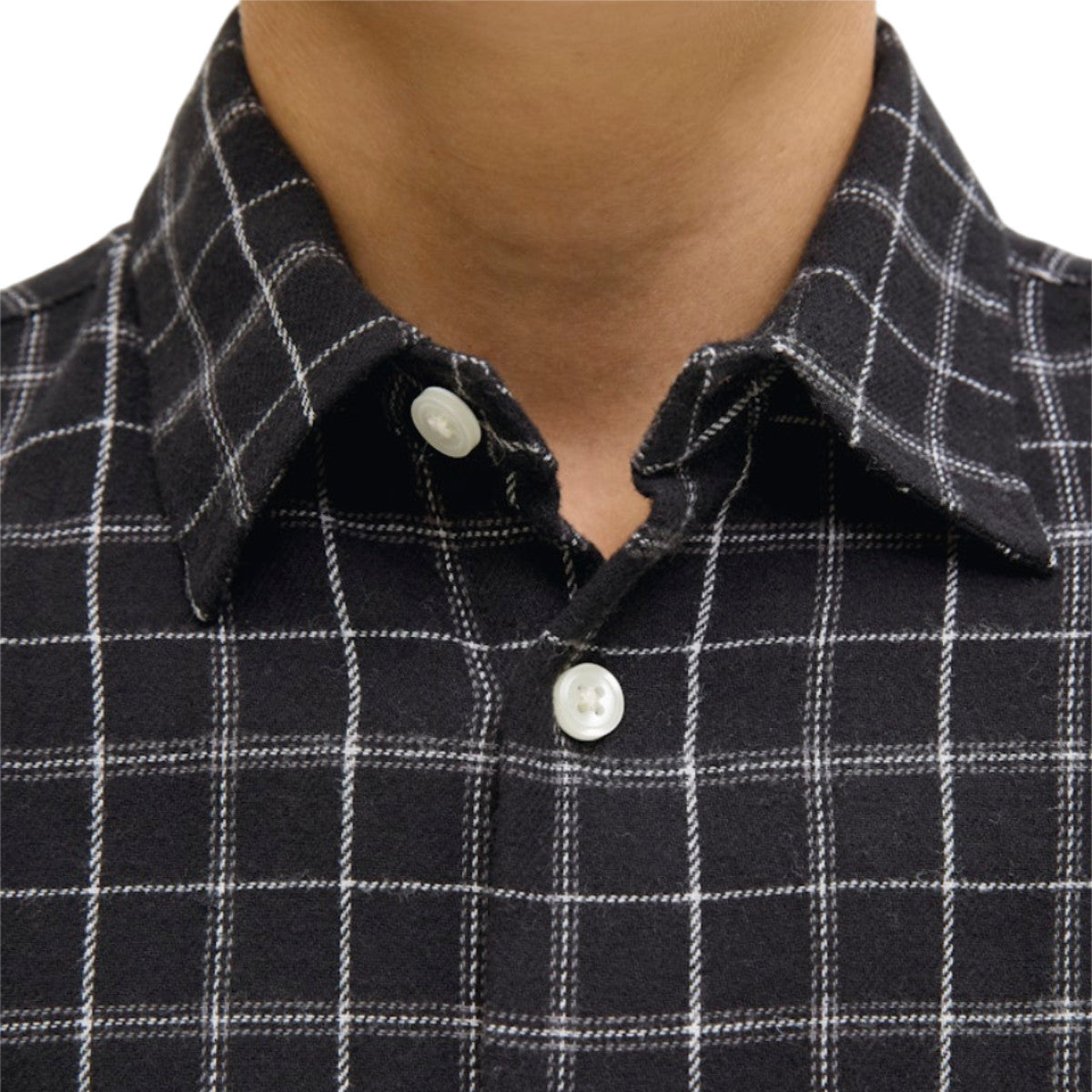 Jcocover checked flannel shirt