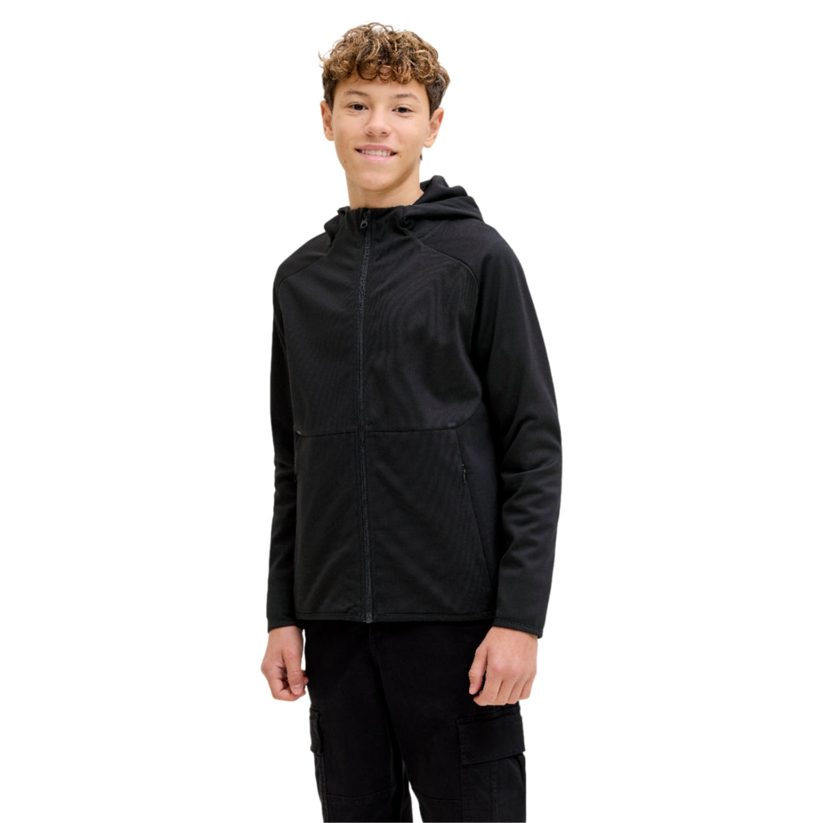 Jjebase sweat zip hood