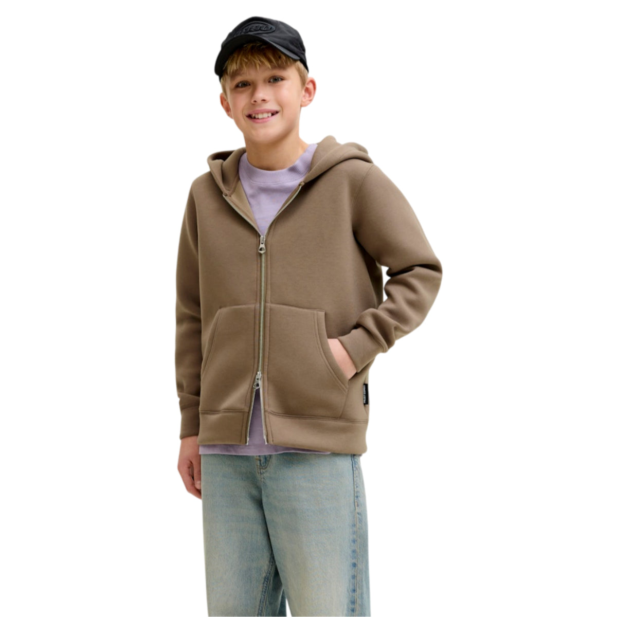 Jcocover scuba sweat zip hood