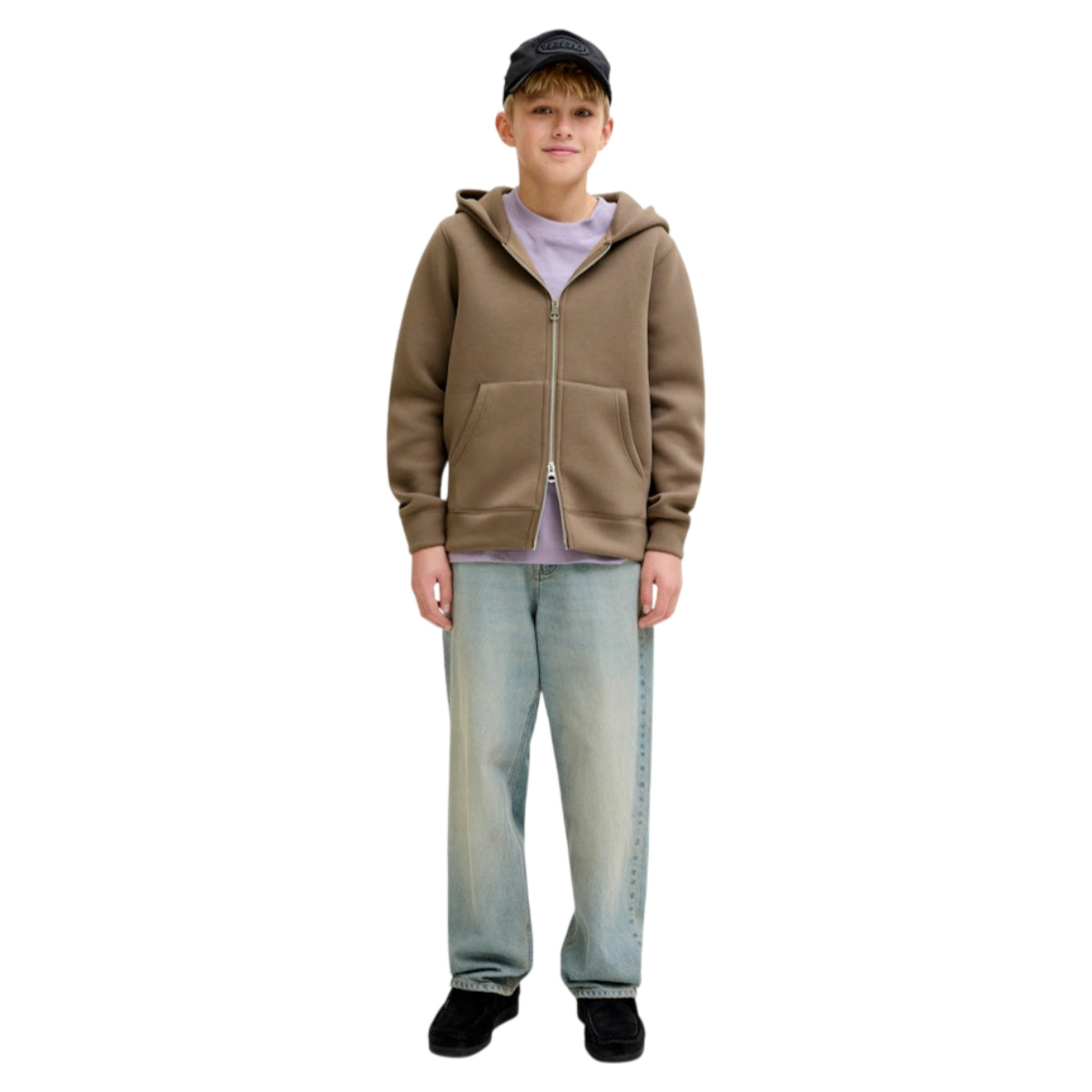 Jcocover scuba sweat zip hood