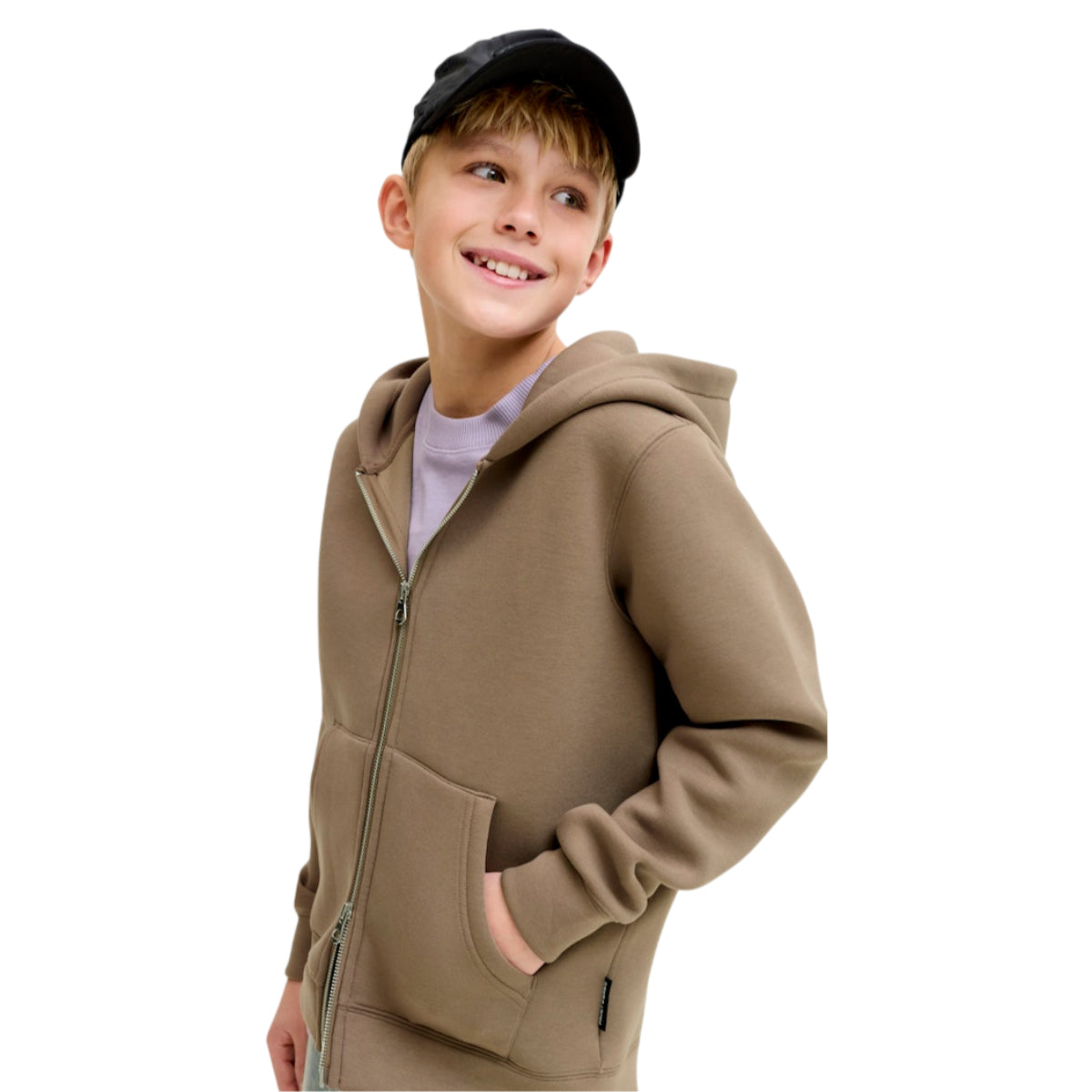 Jcocover scuba sweat zip hood