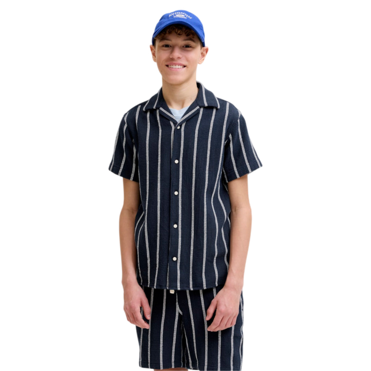 Jjecoba stripe resort shirt