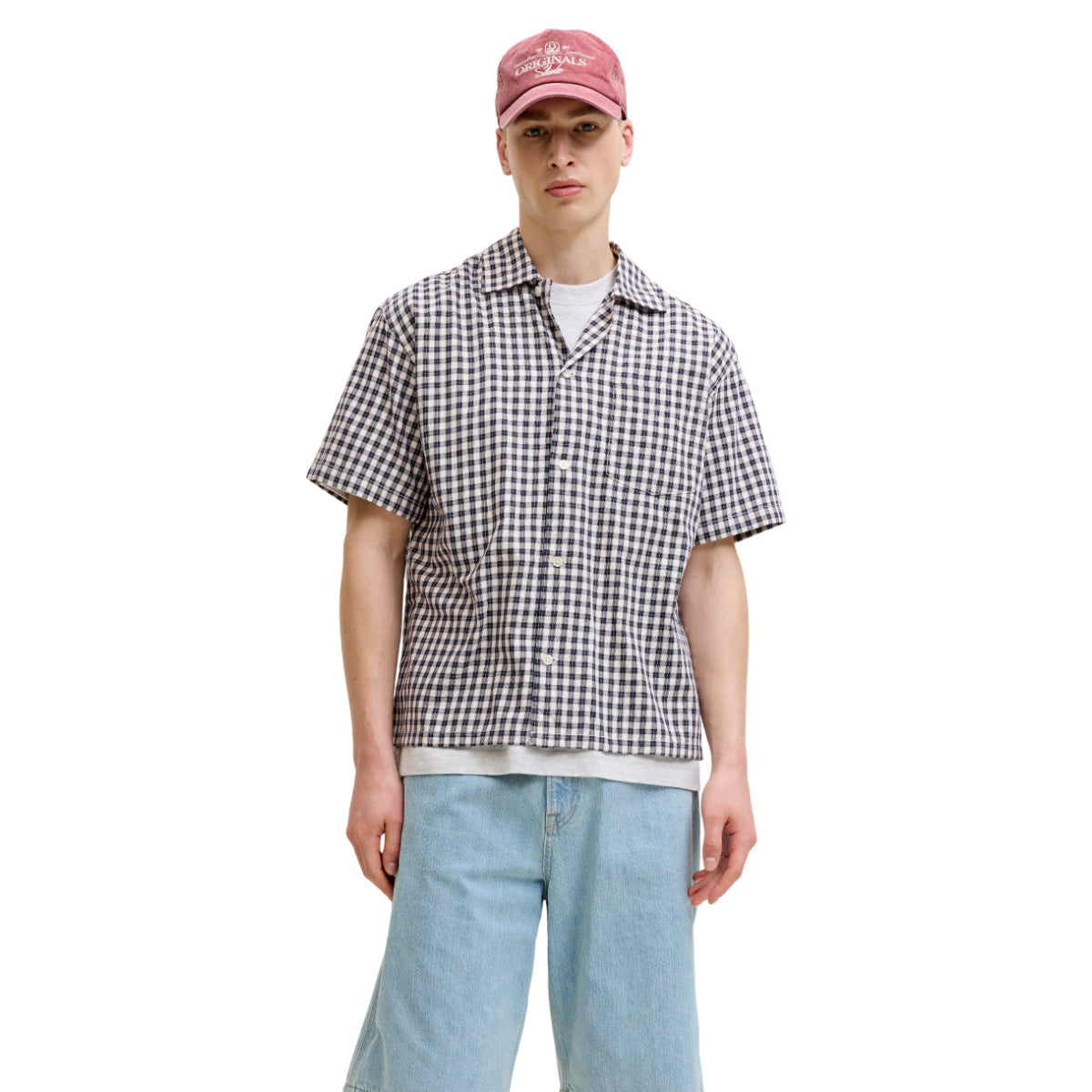 Joraustin clean check shirt ss