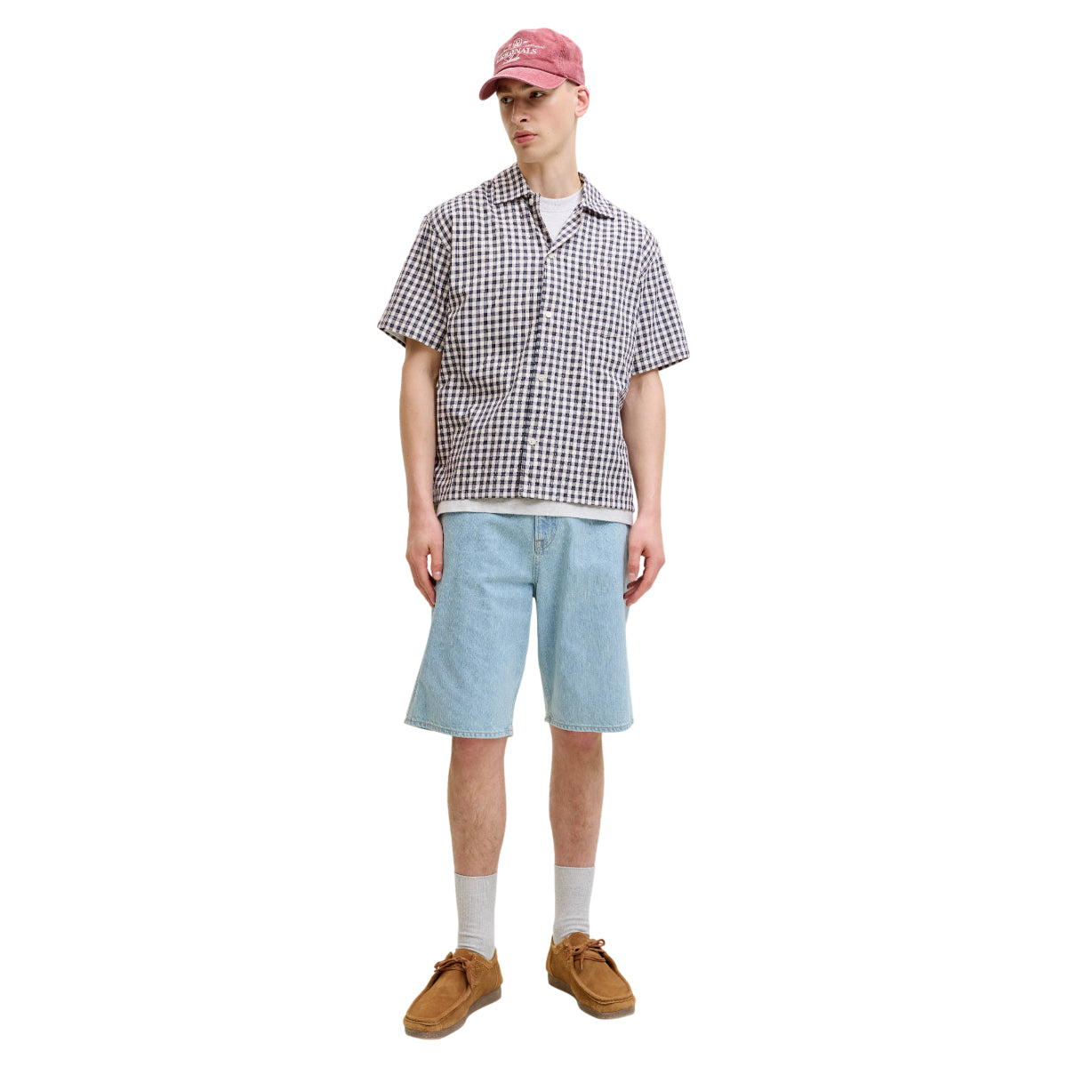 Joraustin clean check shirt ss
