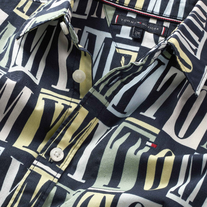 Tommy Hilfiger kids tommy aop shirt s/s