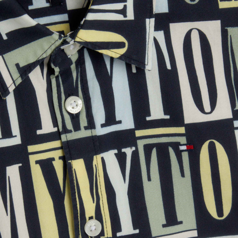 Tommy Hilfiger kids tommy aop shirt s/s