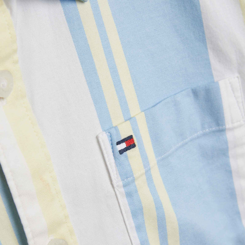 Tommy Hilfiger kids block stripe shirt