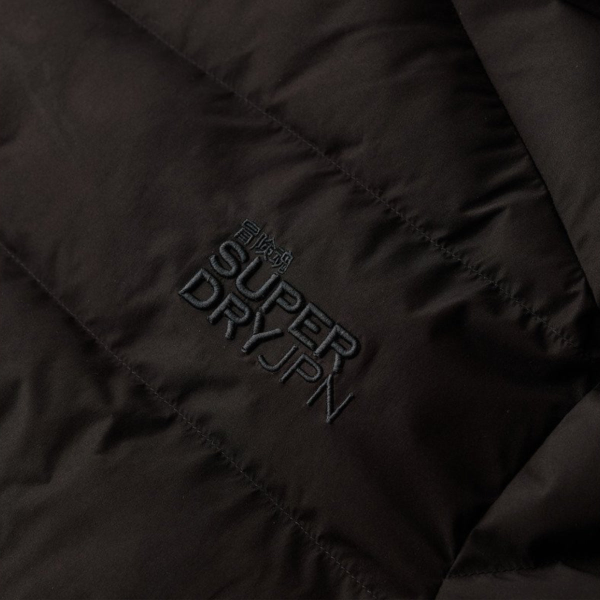 Hooded sports puffer jacket