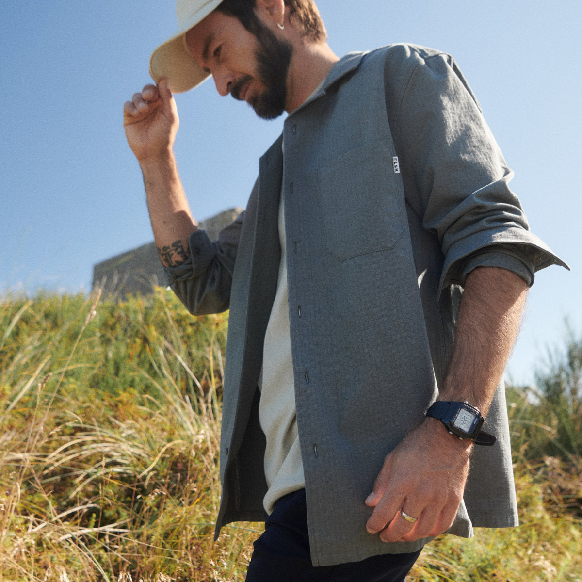 Ripstop Men`s LS shirt