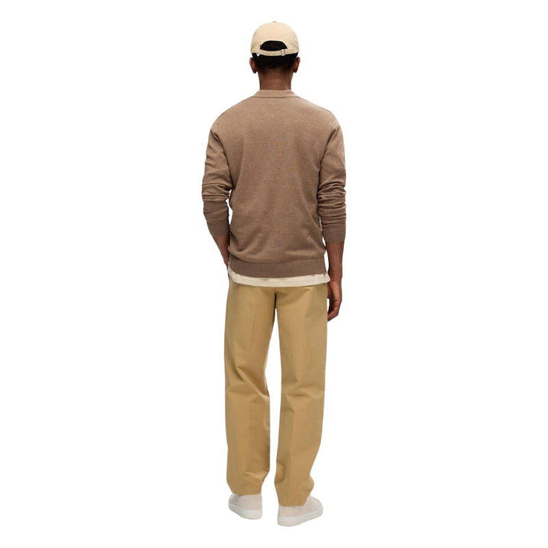 Berg Ls Half Zip Polo