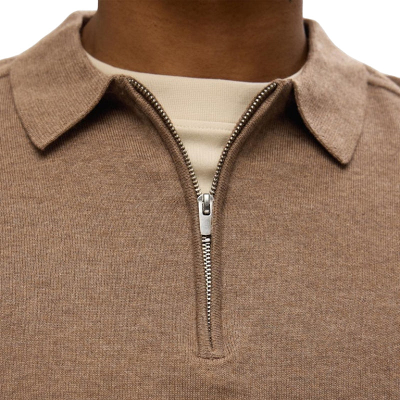 Berg Ls Half Zip Polo