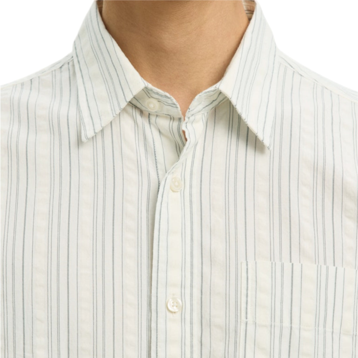 Freddie mix seersucker shirt