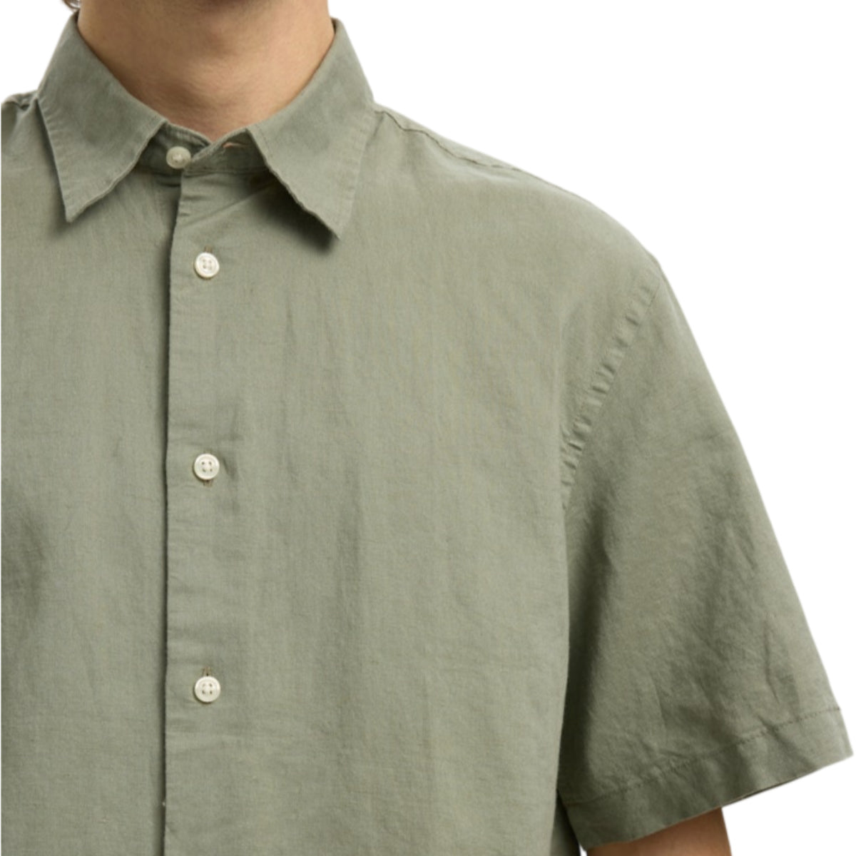 Clay linenblend shirt