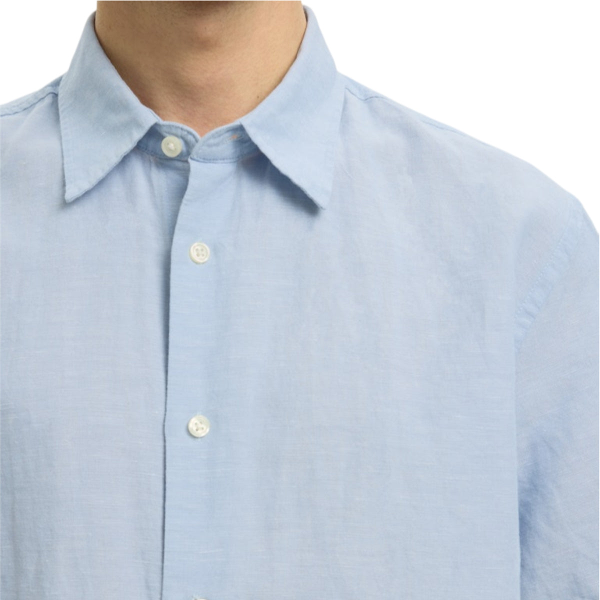 Clay linenblend shirt