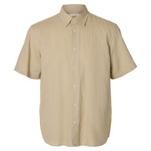 Clay linenblend shirt