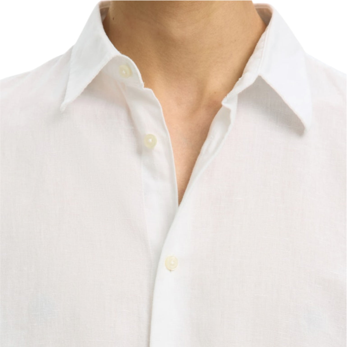 Clay linenblend shirt