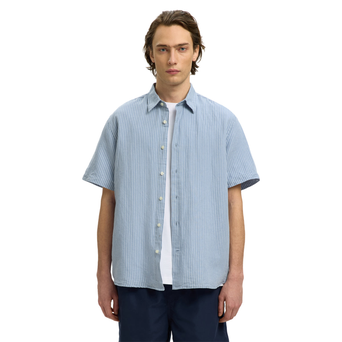 Clay linenblend shirt