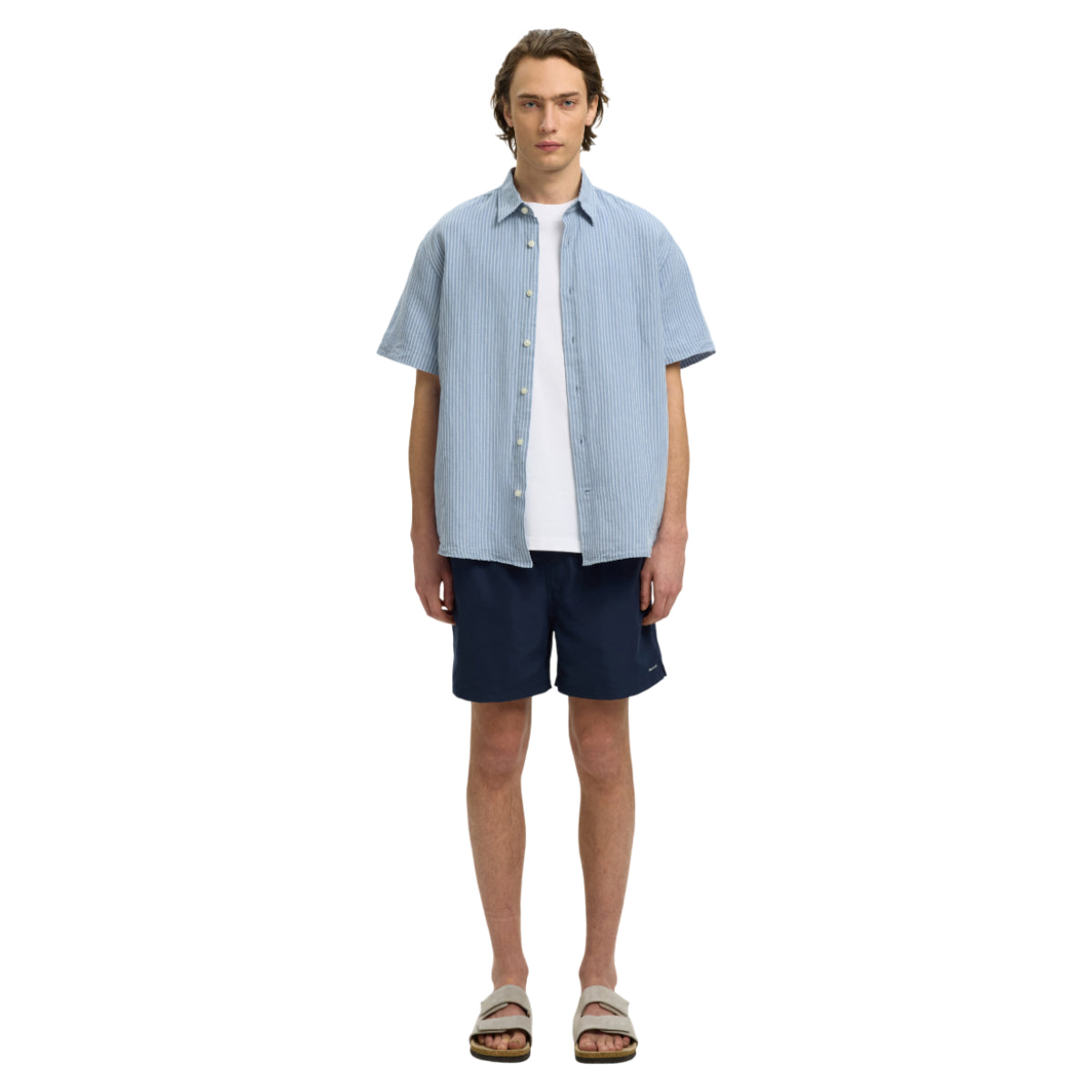 Clay linenblend shirt