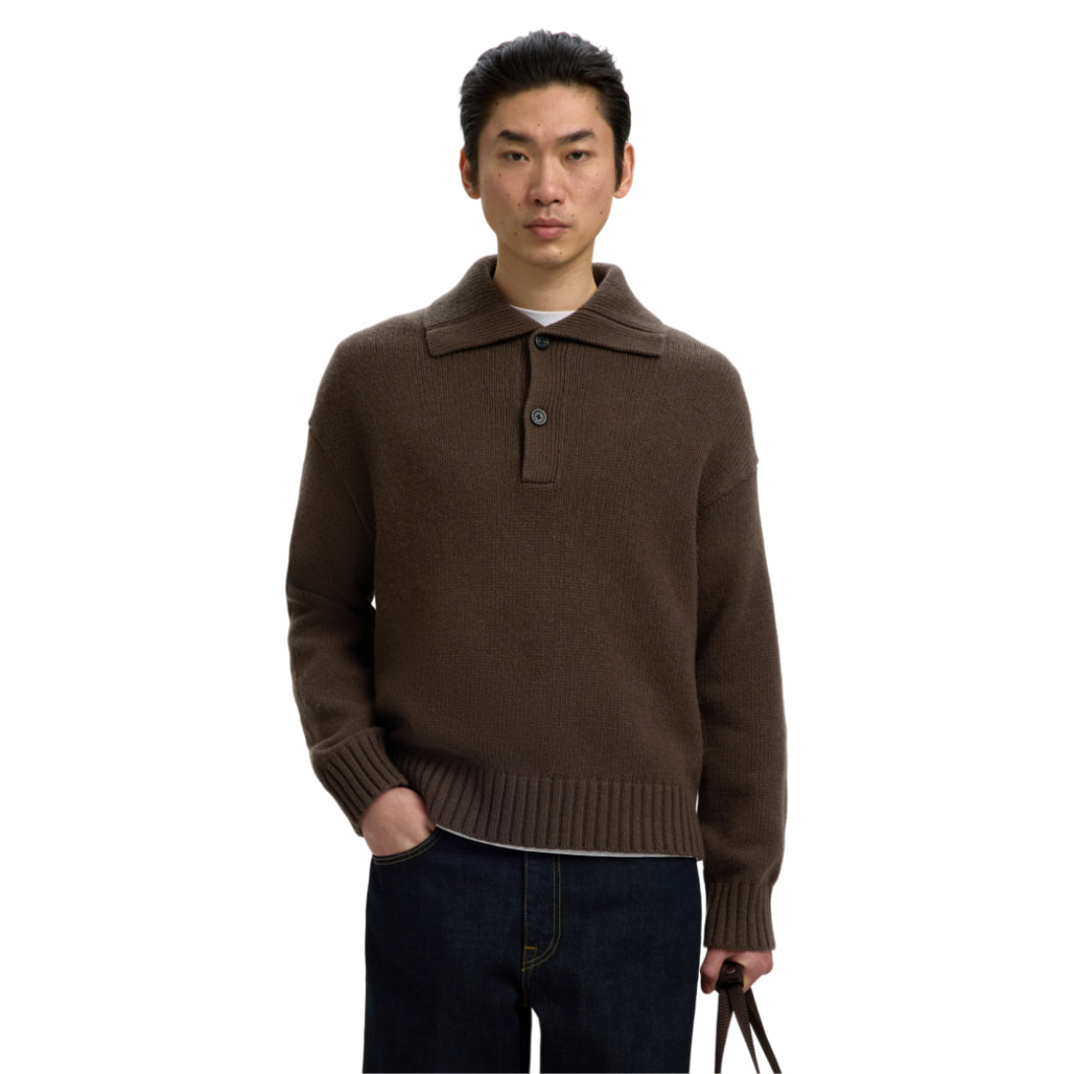 Cody knit polo collar