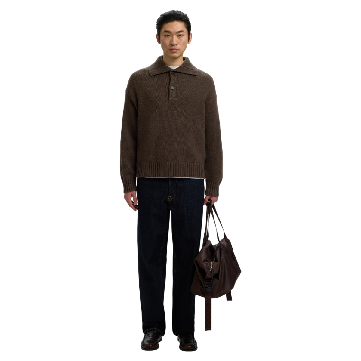 Cody knit polo collar