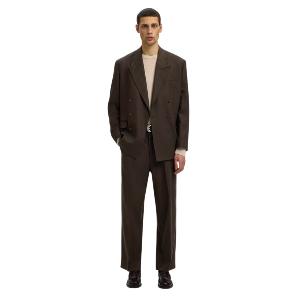 Relaxed brooks wool blazer