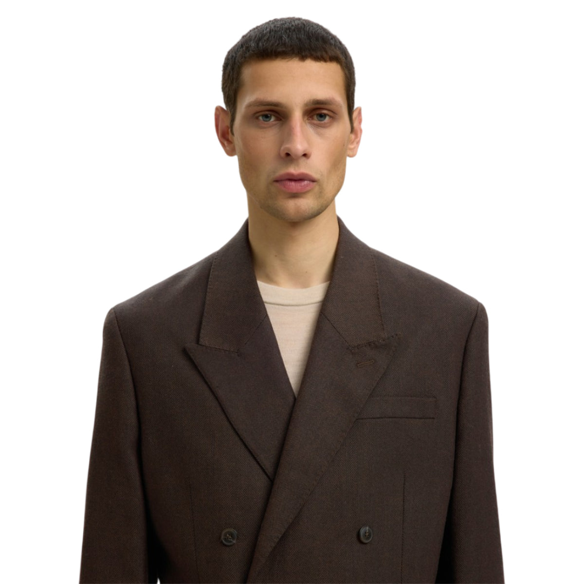 Relaxed brooks wool blazer