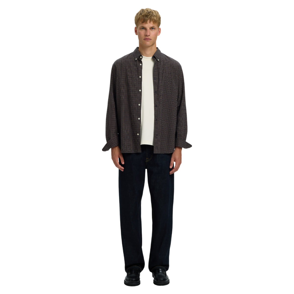 Cole-jay reg melange shirt