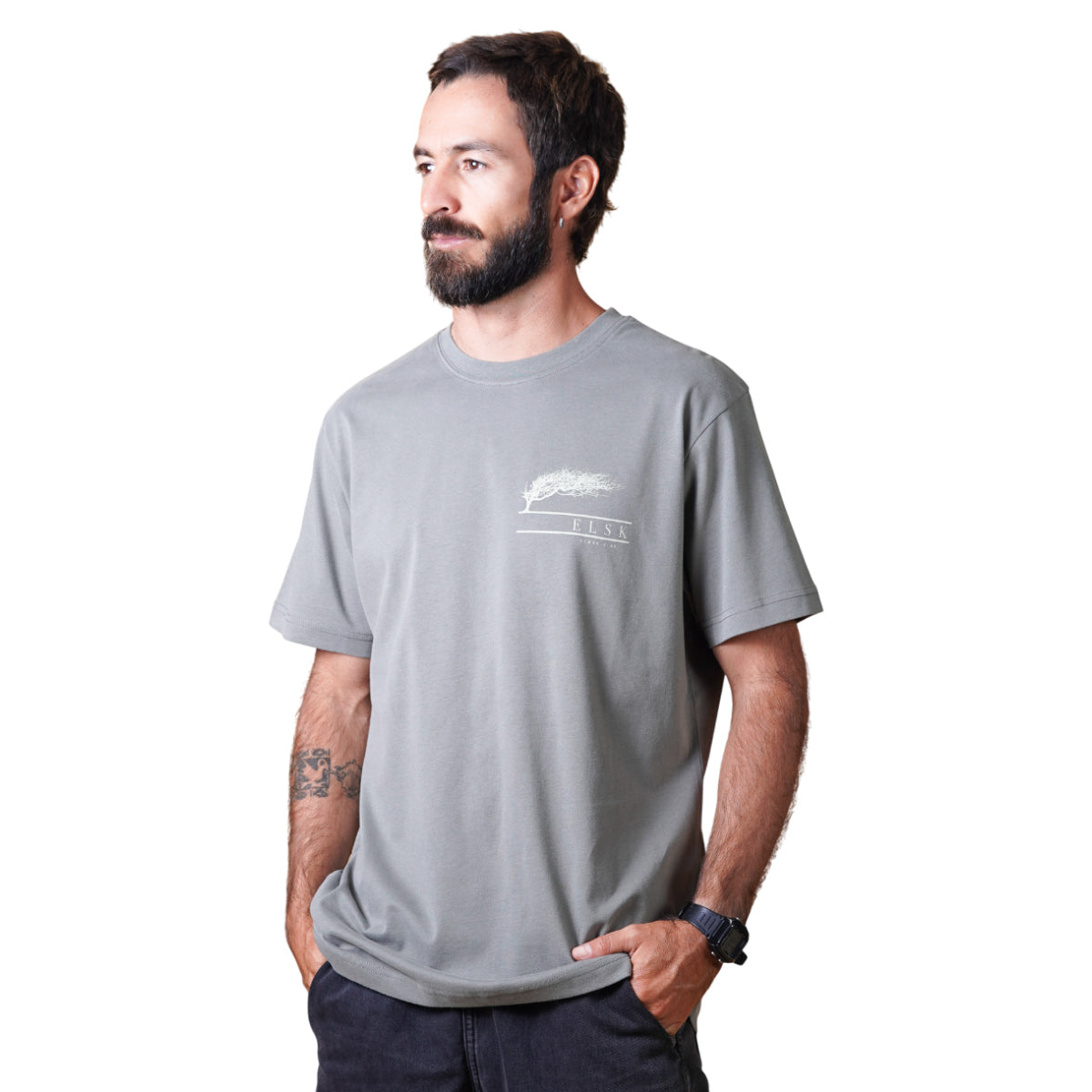 Stærk vind brushed t-shirt