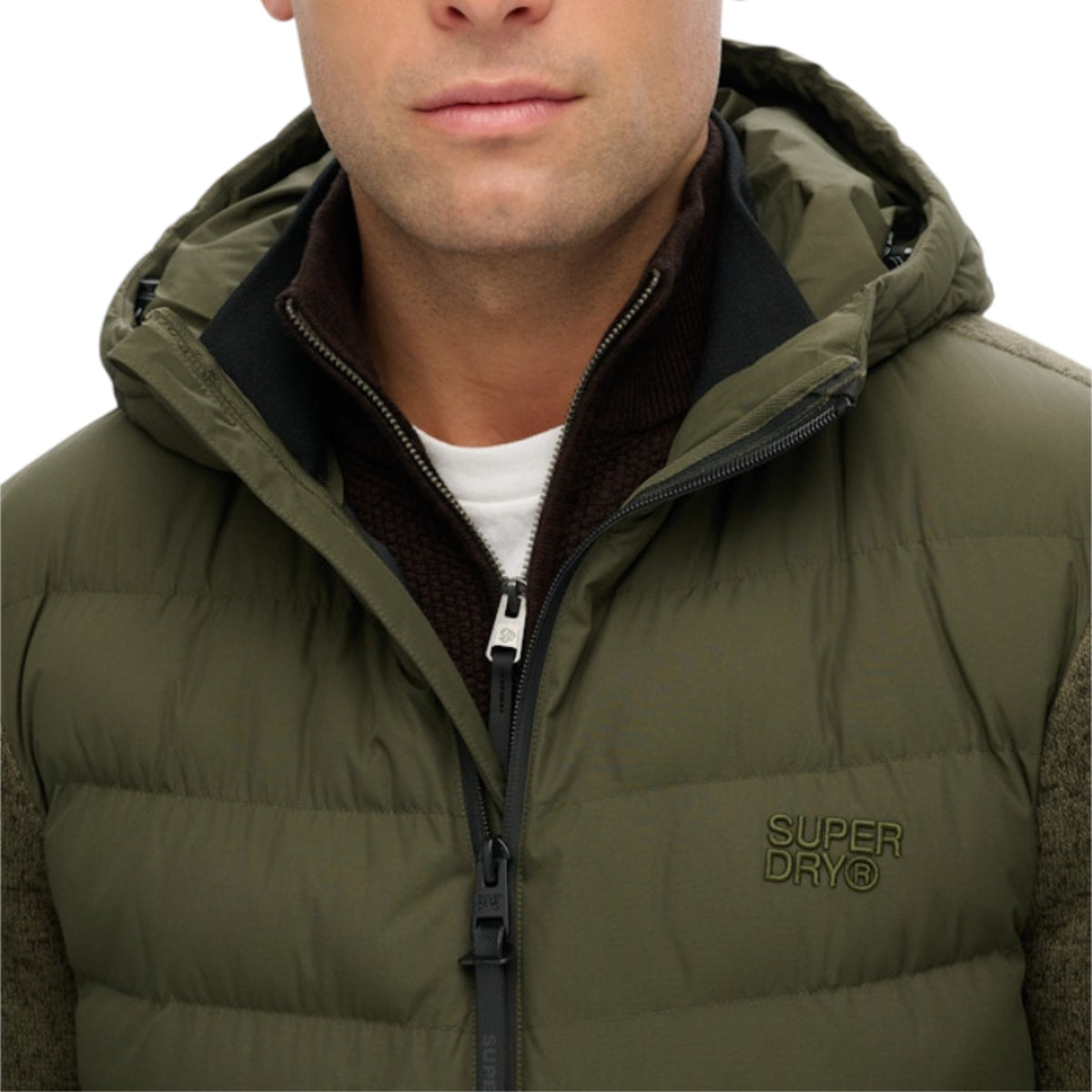 Hooded Storm Knit Hybrid