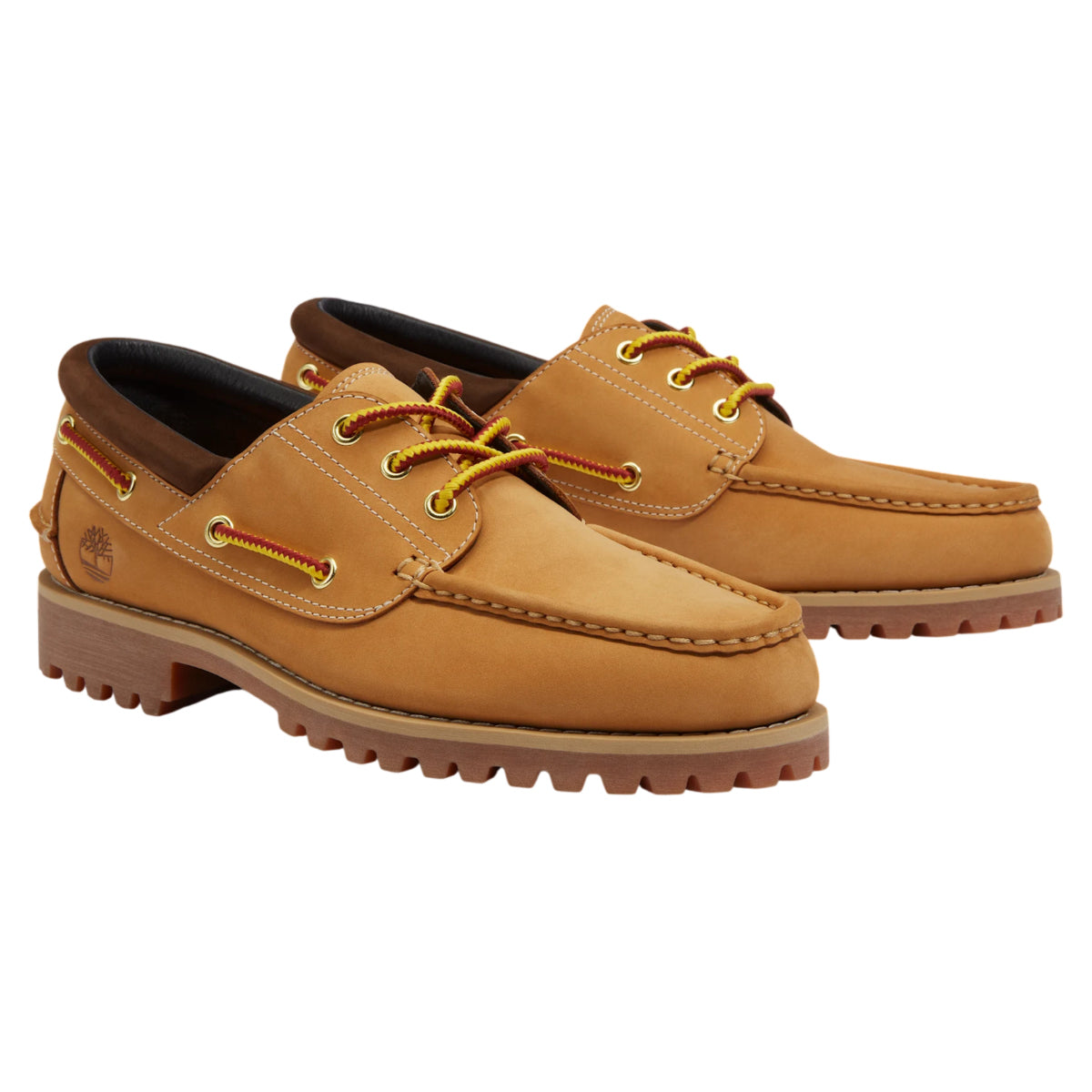 Auth boat shoe wheat
