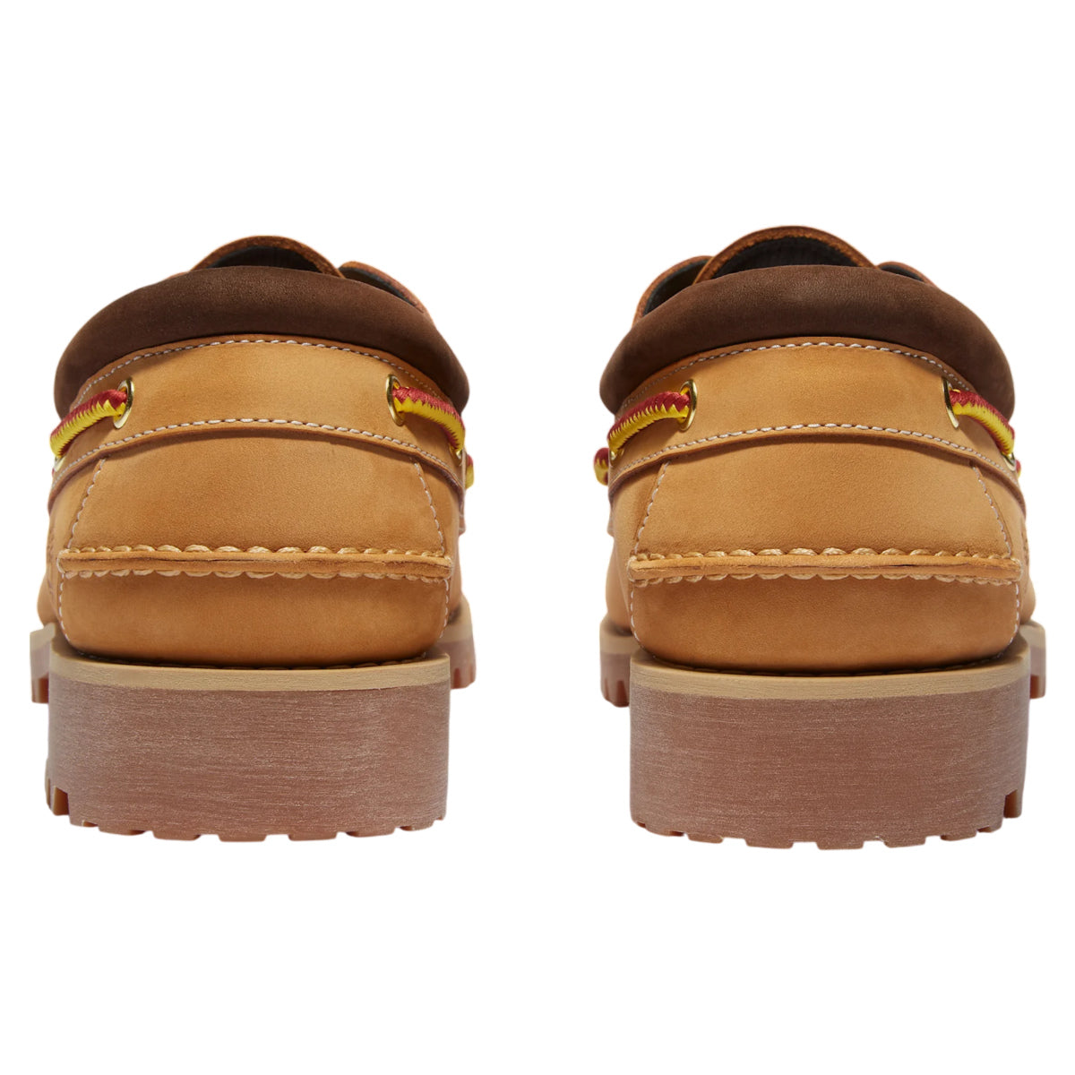 Auth boat shoe wheat