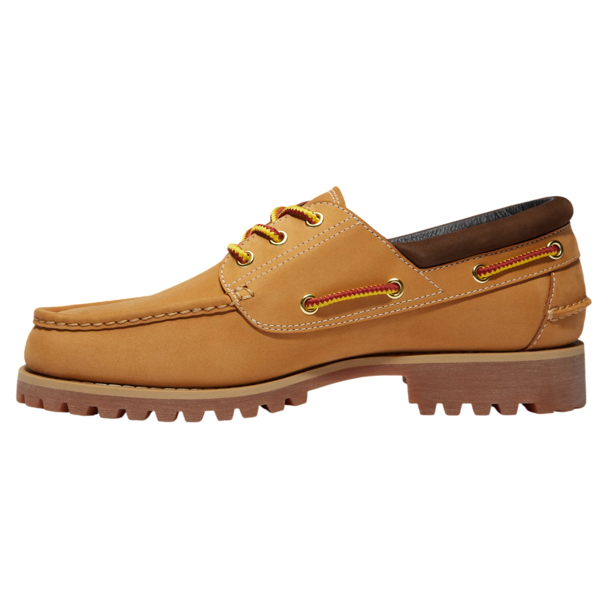 Auth boat shoe wheat
