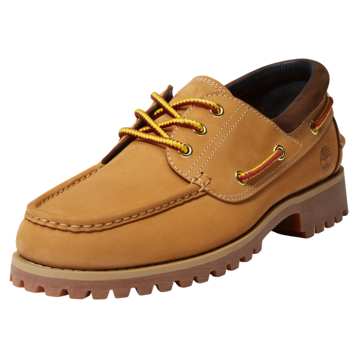 Auth boat shoe wheat