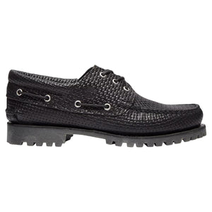 Auth boat shoe black