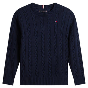 Cotton cable sweater
