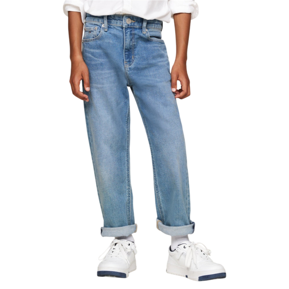 Baggy light wash jeans