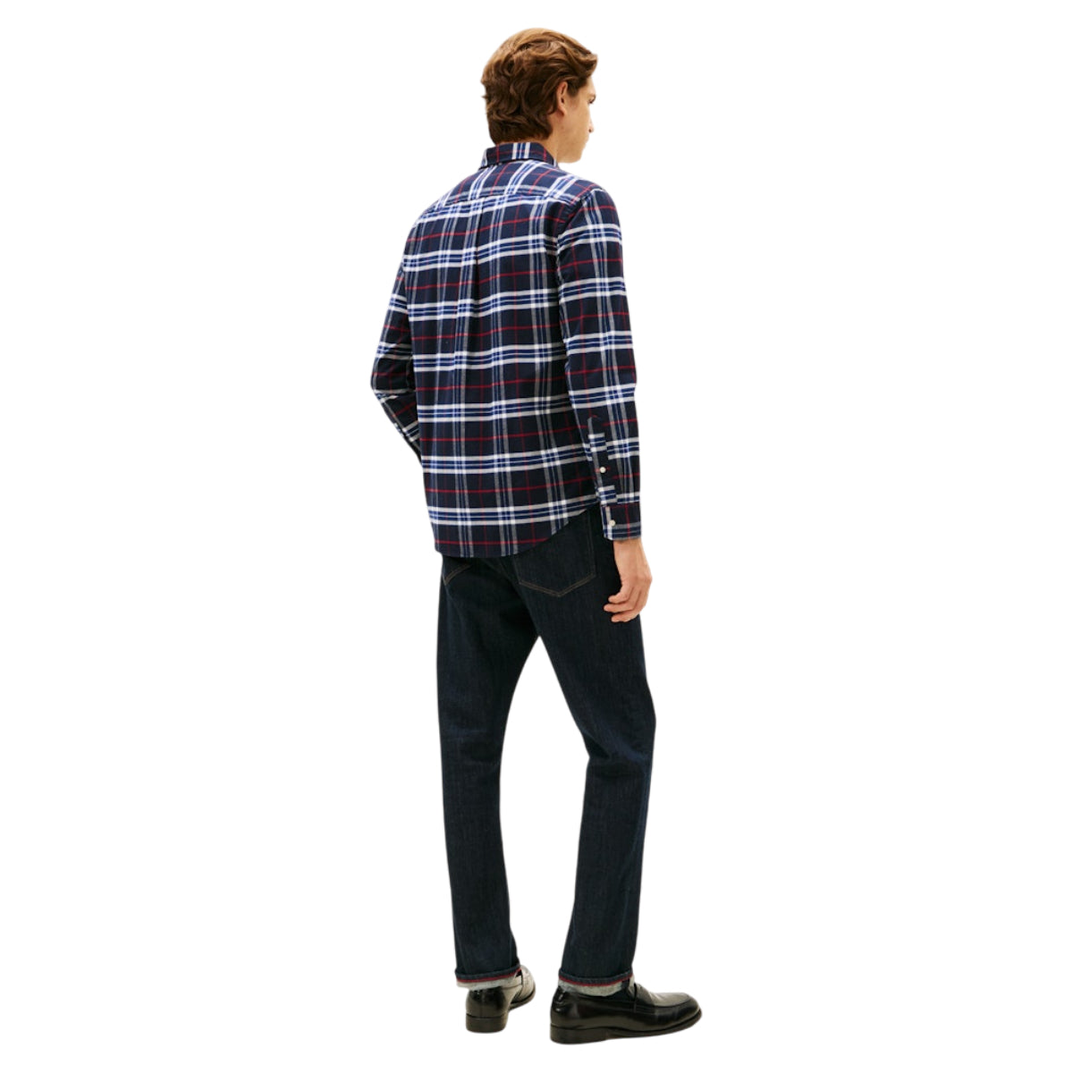 Brushed oxford check