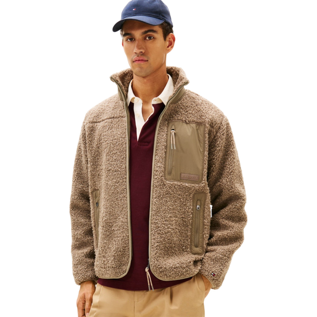 Teddy fleece zip thr