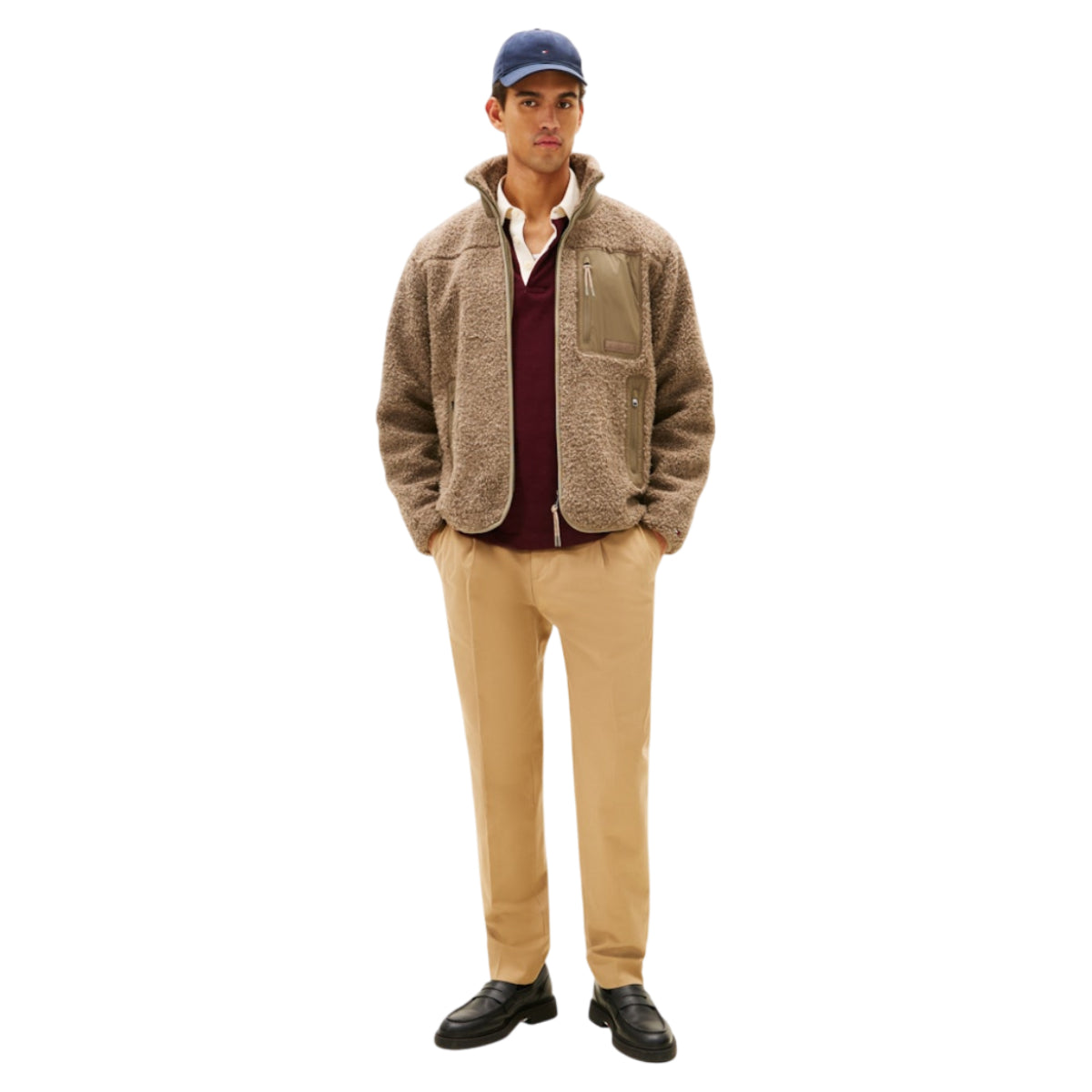 Teddy fleece zip thr