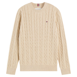 Cotton cable sweater