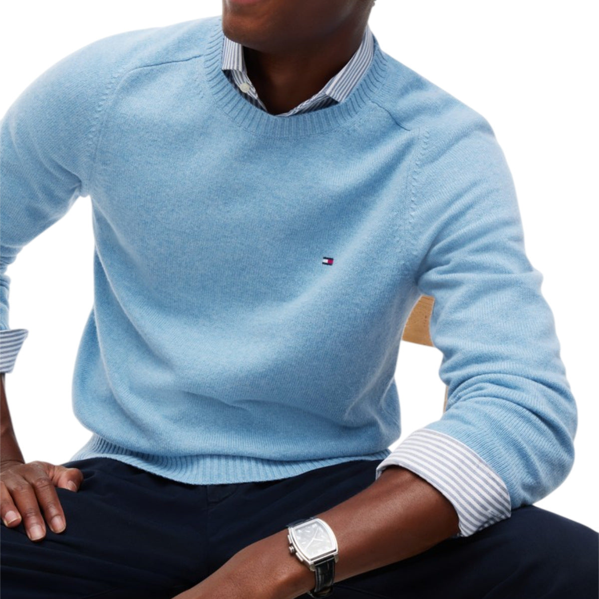 Lambswool crew neck