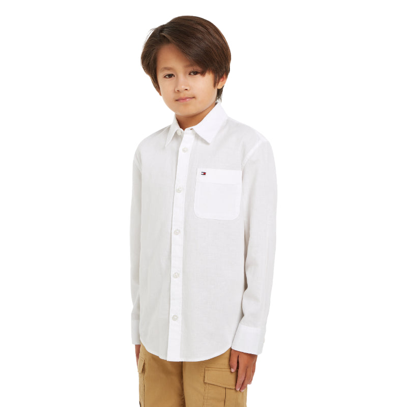 Tommy Hilfiger kids Hemp shirt l/s