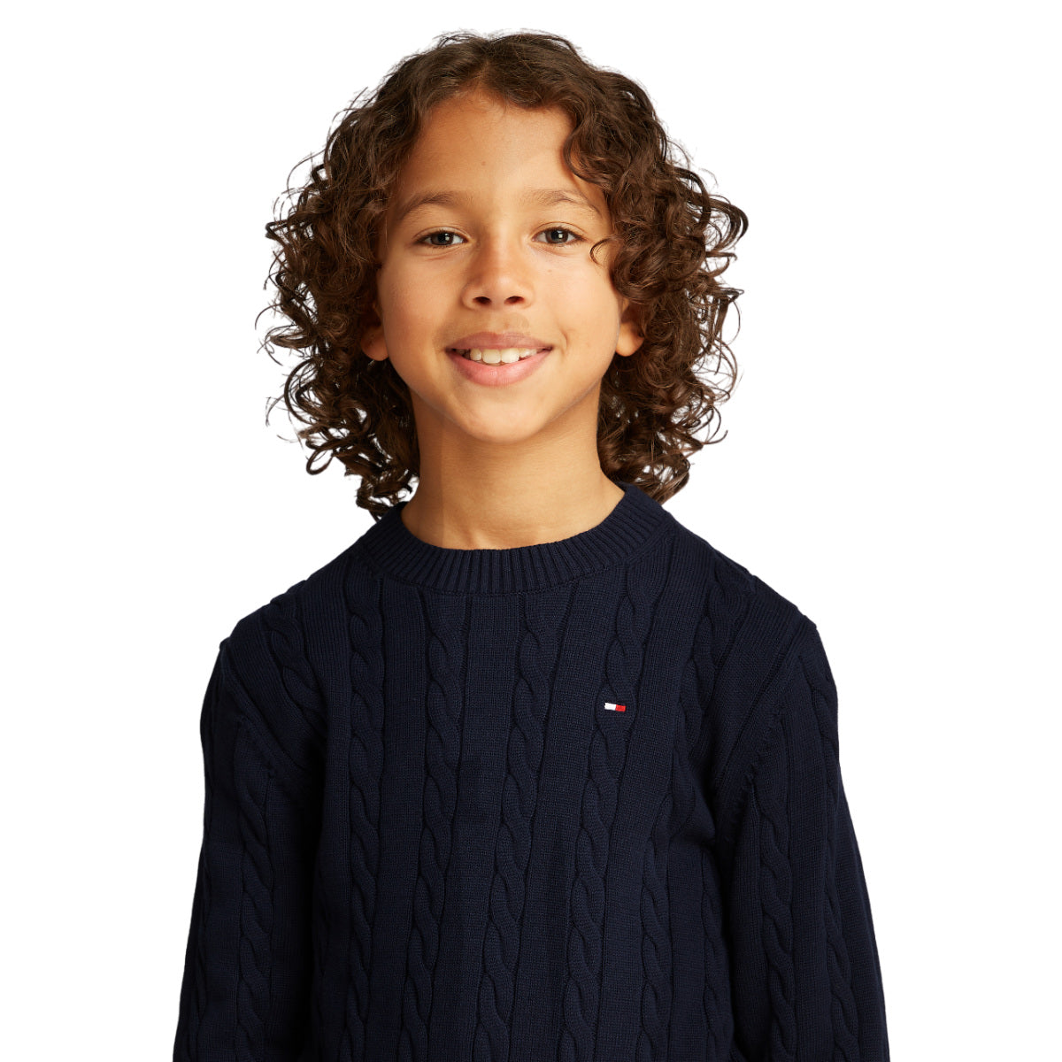 Crew neck cotton cab