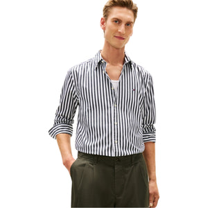 Flex poplin stripe shirt