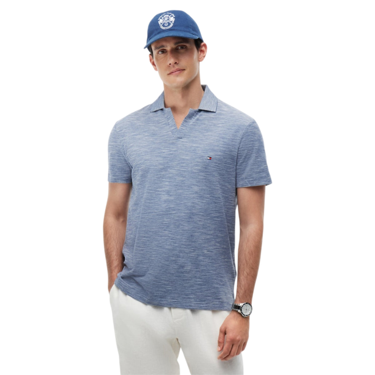 Slub oxford pique