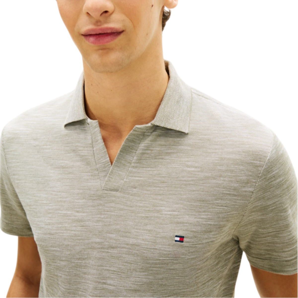 Slub oxford pique
