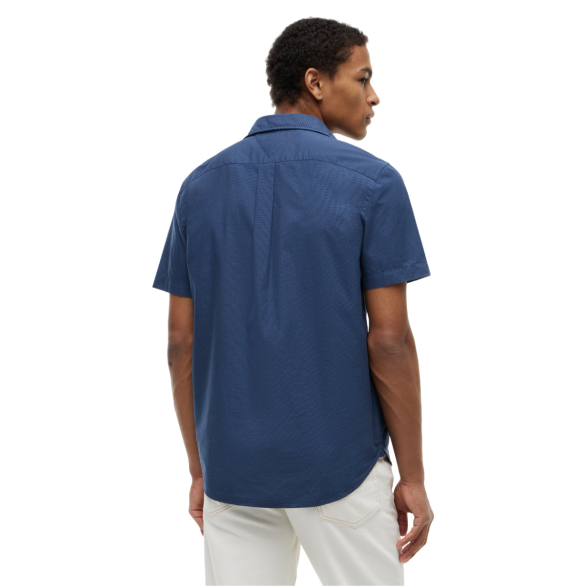 Flex poplin houndtooth