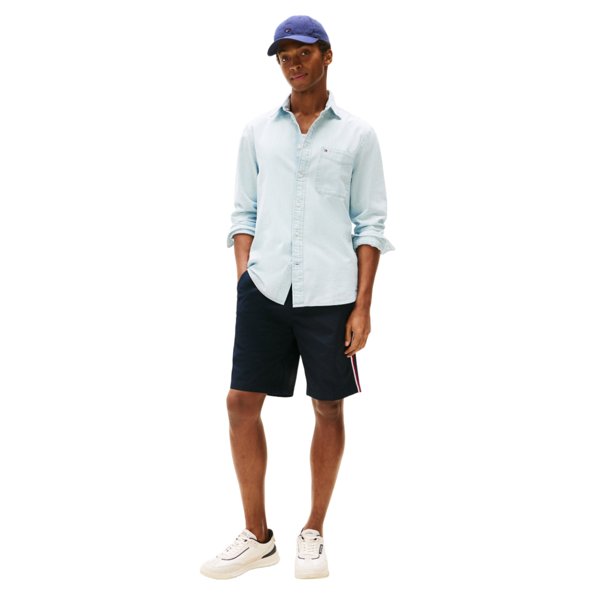 Chambray pocket regular fit