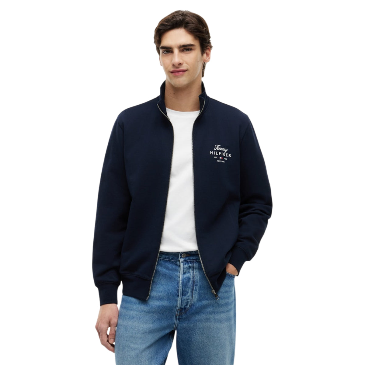 Sweat cardigan